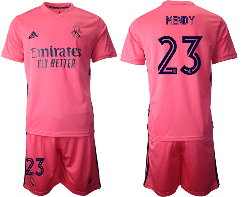 Men 2020-2021 club Real Madrid away #23 pink Soccer Jerseys
